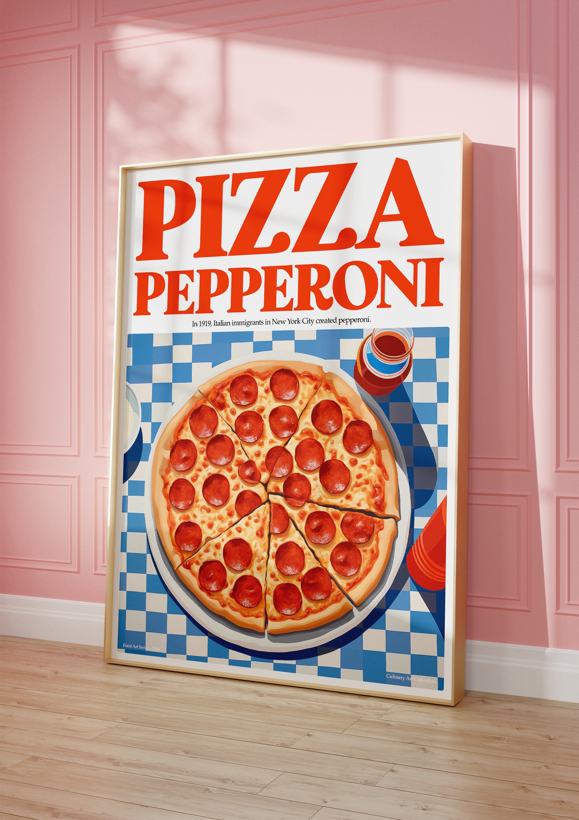 Pizza Pepperoni | Modern Art Collection