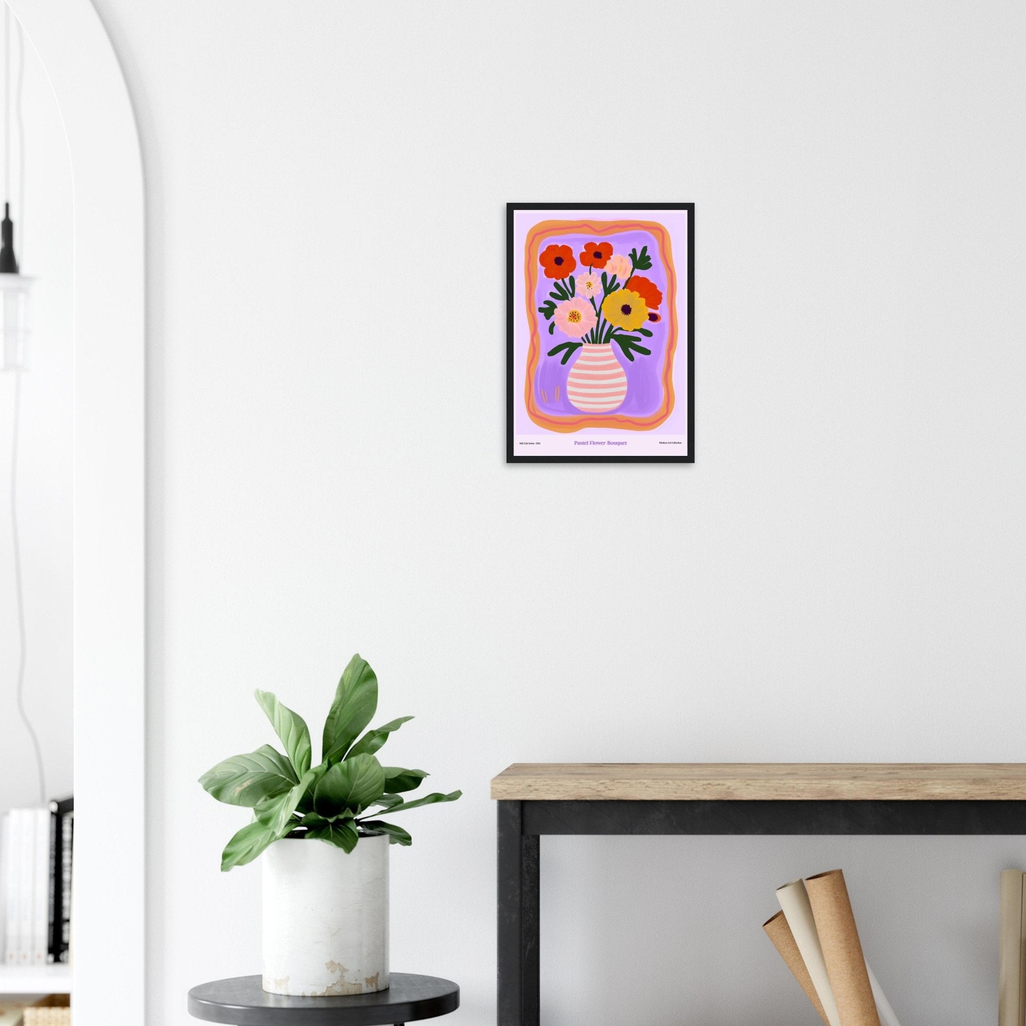 Pastel Flower Bouquet | Modern Art Collection - DC Works