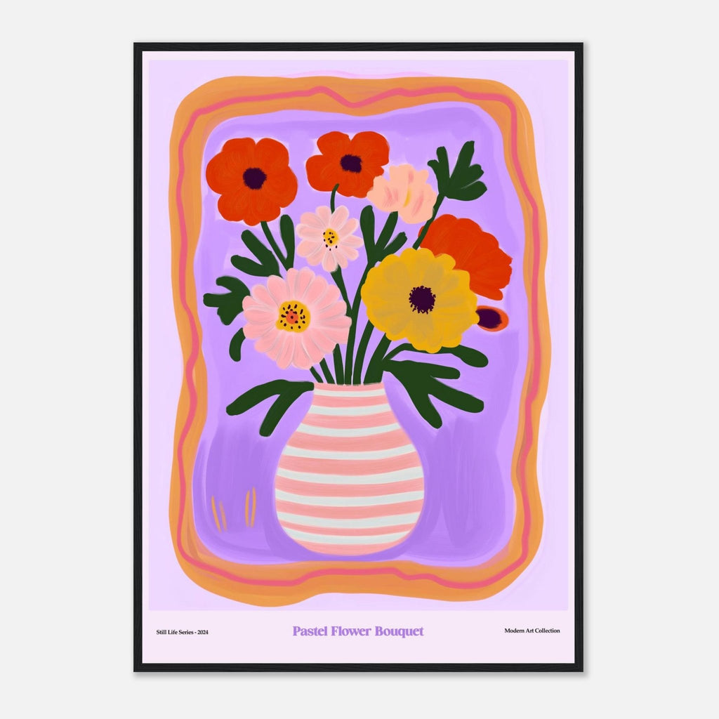 Pastel Flower Bouquet | Modern Art Collection - DC Works