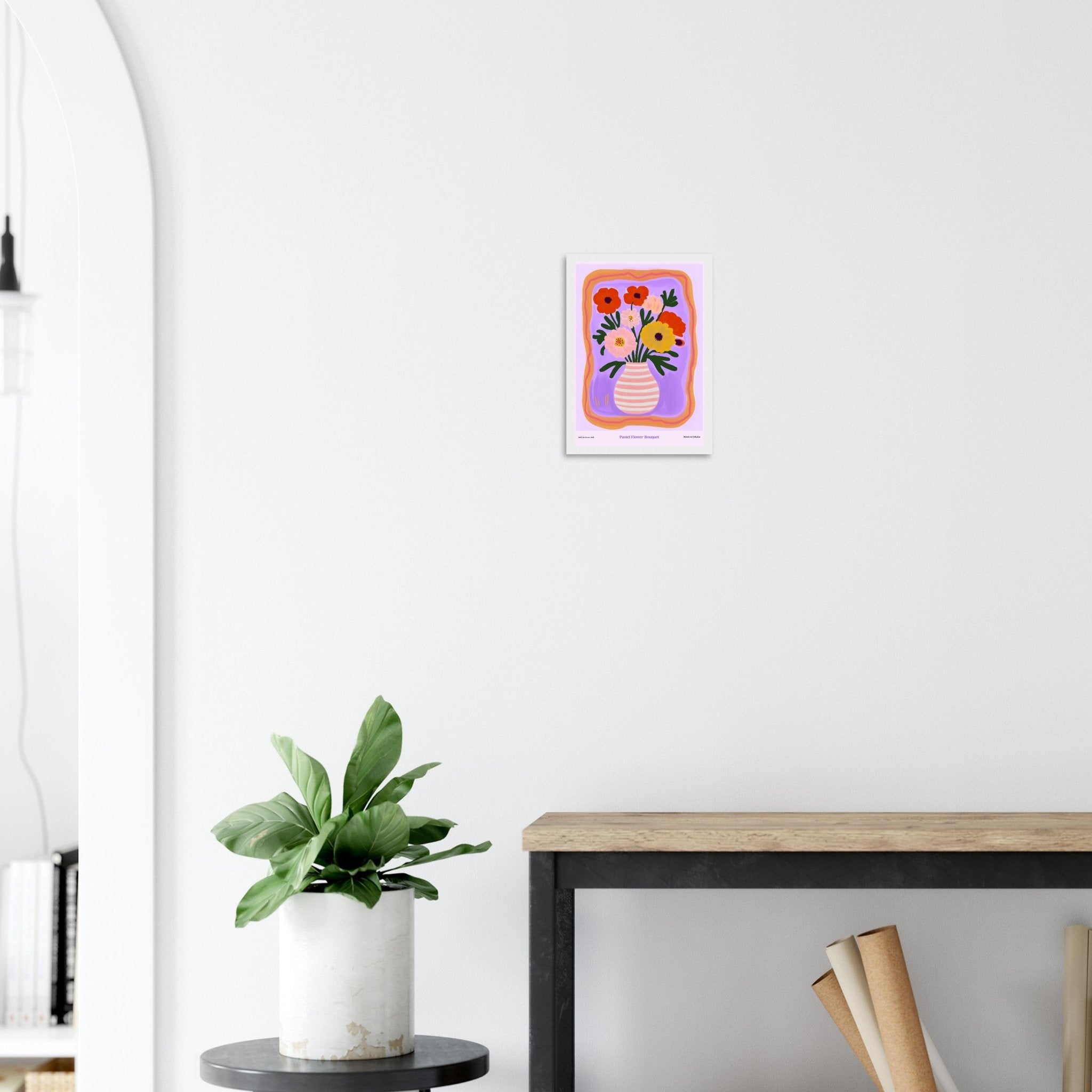 Pastel Flower Bouquet | Modern Art Collection - DC Works