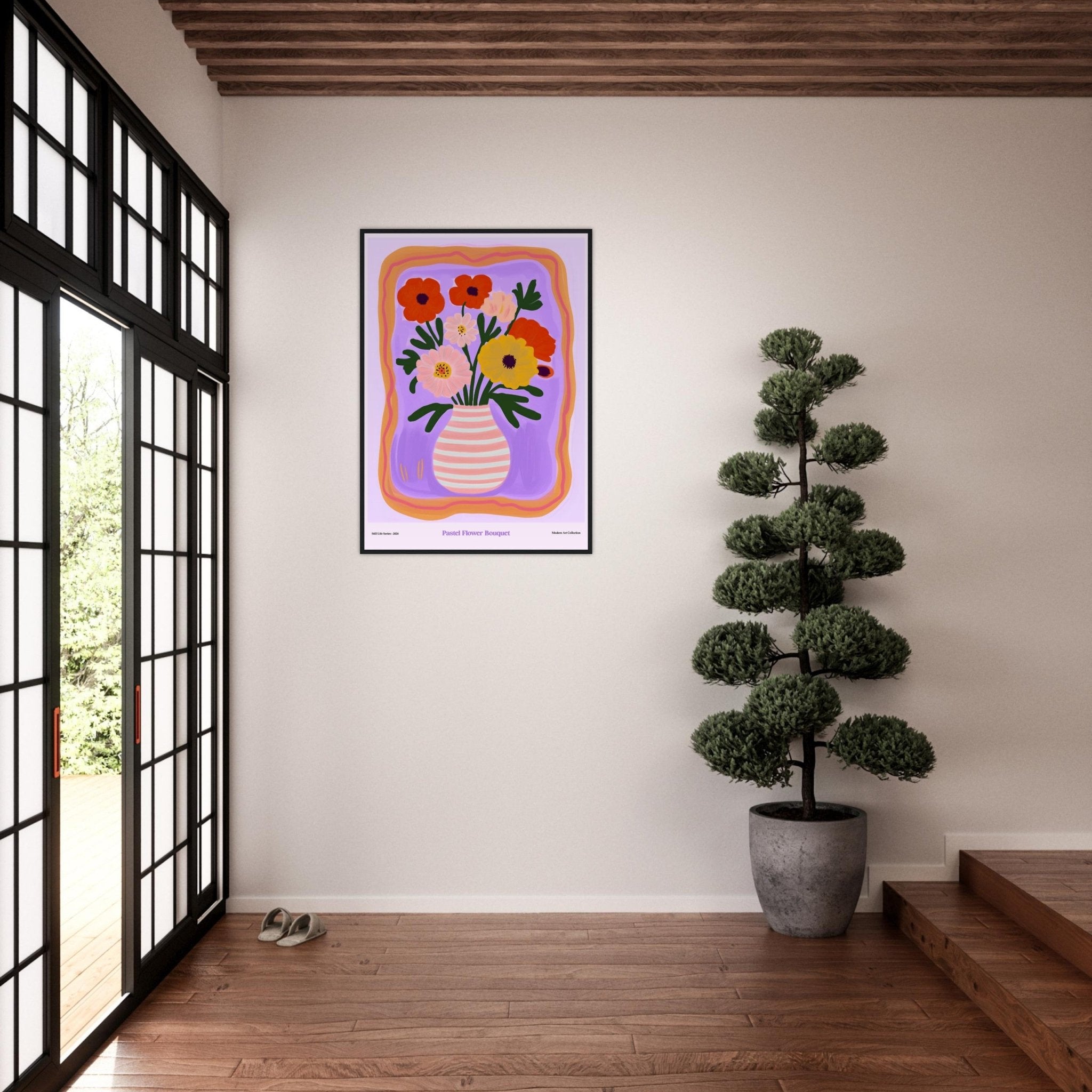 Pastel Flower Bouquet | Modern Art Collection - DC Works